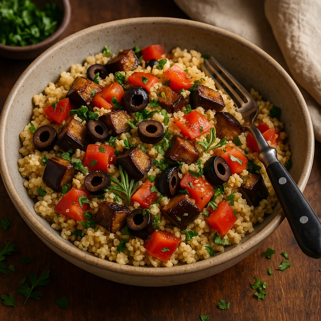 Easy Low Calorie High Protein Meal Prep: 3 Step Couscous Salad