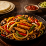 Sizzling Veggie Fajitas: 5 Steps with Tempeh, Mushrooms, and Peppers